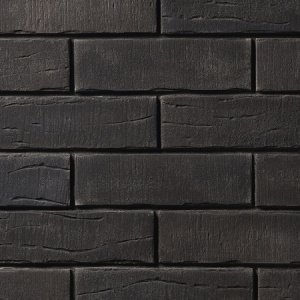 Искусственный камень угловой Petra Клинкерный кирпич 15П6.У черный – купить в Москве