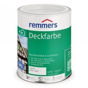 Краска Remmers Deckfarbe база 1 RAL9016 2,5л – купить в Москве