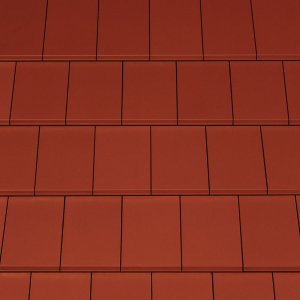 Керамическая черепица рядовая Creaton Domino nuance weinrot  ангоб 436х257 мм – купить в Москве