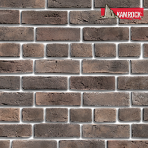 Искусственный камень угловой Kamrock Старый кирпич 36612 черный – купить в Москве