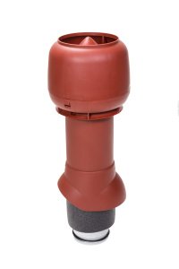 Изолированный вентиляционный выход Vilpe с колпаком 125P/IS/500 красный RR29/RAL3009 – купить в Москве