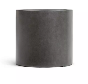 Кашпо TREEZ Effectory Beton цилиндр 410x400 мм темно-серый бетон 41.3320-02-028-GR-41 – купить в Москве