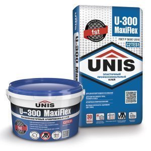 Клей плиточный Unis MaxiFlex U-300 мешок 25 кг – купить в Москве