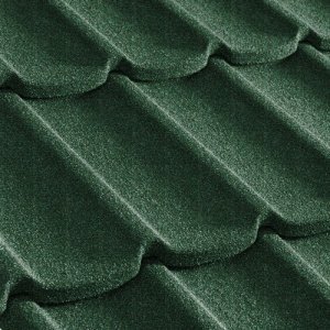 Композитная черепица гонт Metrotile Mistral зеленый с посыпкой 1305х415 мм – купить в Москве