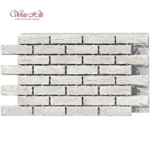 Фасадная термопанель плоская White Hills Сити Брик 1145х662х72 мм Т375-00 белый – купить в Москве