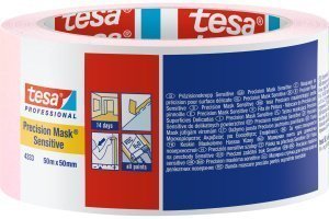 Малярная лента розовая для деликатных поверхностей Tesa 50 м × 50 мм (14 дней), арт.04333-00021-02 – купить в Москве