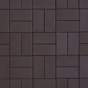 Тротуарная плитка Выбор Стандарт Прямоугольник коричневый частичный прокрас 200х100х40 мм – купить в Москве