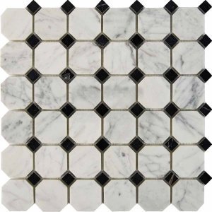 Мозаика из мрамора Caramelle Mosaic Natural Stone Белый полированная 305х305х8 мм мозаика 76005 – купить в Москве