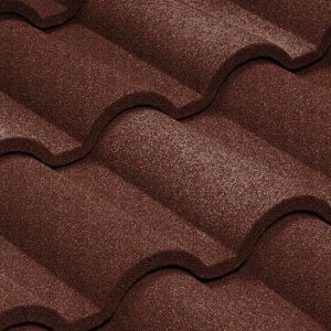 Композитная черепица гонт Metrotile Romana бордо с посыпкой 1165х415 мм – купить в Москве