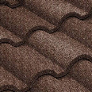 Композитная черепица гонт Metrotile Romana кофе с посыпкой 1165х415 мм – купить в Москве