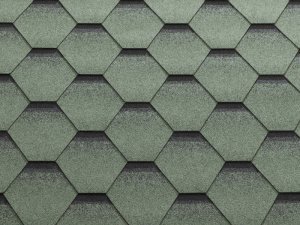 Гибкая битумная черепица гонт Katepal Katrilli зелень моховая 1000х320 мм – купить в Москве