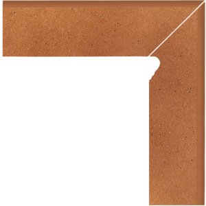 Клинкерная плитка Paradyz Aquarius brown гладкая 81х300х11мм цоколь правый - – купить в Москве