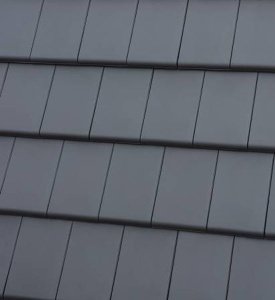 Керамическая черепица рядовая Roben Bergamo anthracite ангоб 436х285 мм – купить в Москве
