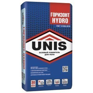 Ровнитель для пола Unis Горизонт HYDRO мешок 25 кг – купить в Москве