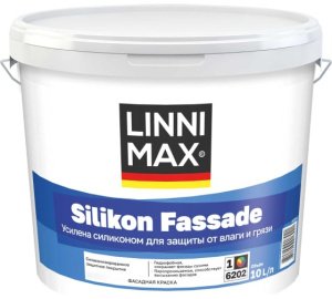 Краска силиконовая LINNIMAX Sauber Silikon Fassade Base1 белая 10 л – купить в Москве
