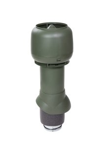 Изолированный вентиляционный выход Vilpe с колпаком 125P/IS/500 зеленый RR11 – купить в Москве