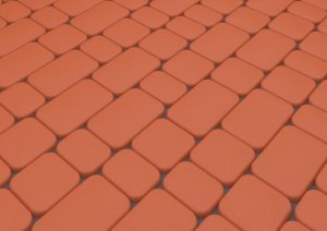 Тротуарная плитка Steingot Стандарт Классика красный яркий частичный прокрас 86/115/172х115х60 мм – купить в Москве