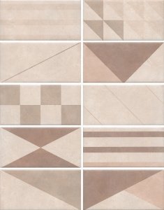 Керамическая плитка Kerama Marazzi Александрия светлый микс матовая 200х99х6,9мм декор 19034 – купить в Москве