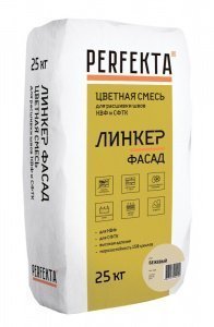Раствор для расшивки швов НВФ и СФТК Perfekta Линкер Фасад, цвет: бежевый (мешок 25кг) – купить в Москве