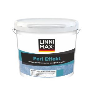 Декоративное покрытие LINNIMAX Perl Effekt белый 1,25 л – купить в Москве