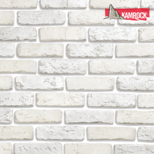 Искусственный камень ложковый Kamrock Античный кирпич 32320 белый – купить в Москве
