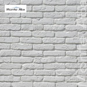 Гипсовая плитка плоская Monte Alba Берген Брик А685-00 белый – купить в Москве