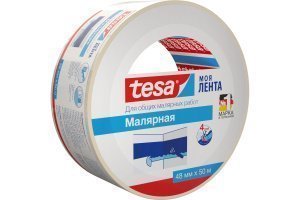 Малярная лента Tesa Lenta 50 м × 48 мм (4 дня), арт.55591-00000-00 – купить в Москве
