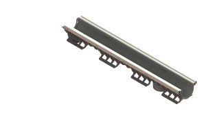 Лоток водоотводный пластиковый PolyMax Basic ЛВ-10.16.12-ПП усиленный борт, размер: 1000х156х122мм, Standartpark, арт.8027-М – купить в Москве