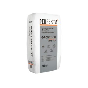 Штукатурка Perfekta Фронтпро Мастер, цвет: серый (мешок 30кг) – купить в Москве