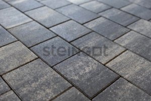 Брусчатка Steingot Премиум Квадрат штайн блэк частичный прокрас 100х100х80 мм – купить в Москве
