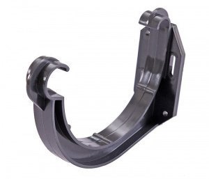 Водосточная система GALECO PVC 152/100(80)мм, пластиковый кронштейн, ПВХ, цвет: графит – купить в Москве