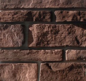 Искусственный камень плоский Atlas Stone Крепостная стена 057 коричневый – купить в Москве