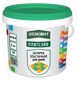 Затирка для швов Основит ПЛИТСЭЙВ XC6 E, цвет: 010 белый (ведро 2кг) – купить в Москве
