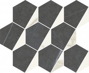 Керамогранит Italon Metropolis Hexagon Cold naturale 310х254х9мм мозаика 620110000159 – купить в Москве