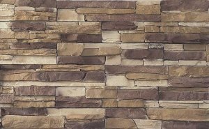 Искусственный камень плоский Eco Stone Вислер 13-30 коричневый – купить в Москве