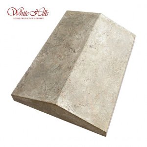 Накрывочная плита White Hills (Вайт Хилс) "Тиволи" двухскатная, размер: 500х320х30-70мм цвет: 936-10 – купить в Москве