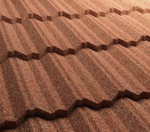 Композитная черепица гонт Gerard Classic redwood с посыпкой 1320х369 мм – купить в Москве