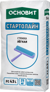 Стяжка пола Основит СТАРТОЛАЙН FC43 L, цвет:  (мешок 25кг) – купить в Москве