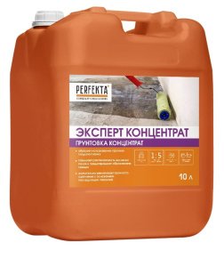 Грунтовка Perfekta Эксперт Концентрат, цвет: белый (канистра 10л) – купить в Москве
