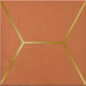 Керамическая плитка Kerama Marazzi Витраж оранжевый глянцевая 150х150х6,9мм декор OP/D181/17066 – купить в Москве