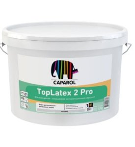 Краска Caparol TopLatex 2 Pro Base1 белая 10 л – купить в Москве