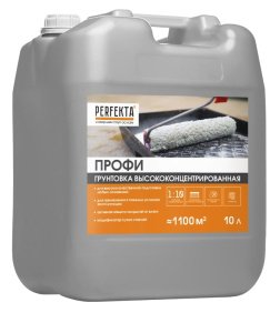 Грунтовка Perfekta Профи высококонцентрированная, цвет: бесцветный (канистра 10л) – купить в Москве