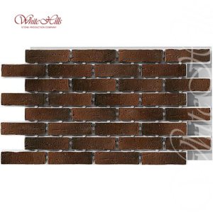 Фасадная термопанель плоская White Hills Сити Брик 1145х662х72 мм Т379-40 коричневый – купить в Москве