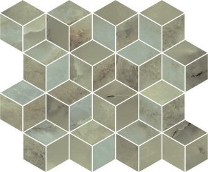 Керамическая плитка Kerama Marazzi Джардини зеленый глянцевая 450х375х10мм декор мозаичный T017/14025 – купить в Москве