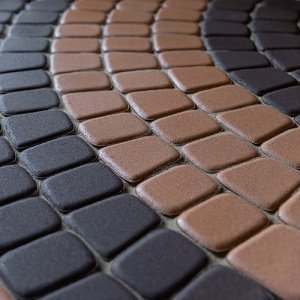 Тротуарная плитка Steingot Стандарт Классика круговая коричневый частичный прокрас 120/115х115/103/86/73/48х60 мм – купить в Москве