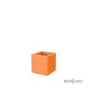 Кашпо Berkano Quarter 25 DB, тип дна: двойное, размер: 25x25x25см, цвет: Orange, арт.220_047_18 – купить в Москве