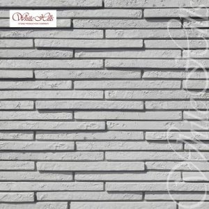 Искусственный камень угловой White Hills Бран Брик 3D 695-08 белый – купить в Москве