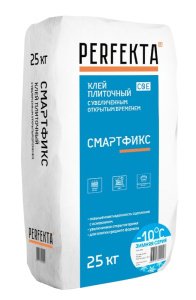 Клей для керамической плитки и керамогранита Perfekta Смартфикс Зимняя серия, цвет: серый (мешок 25кг) – купить в Москве