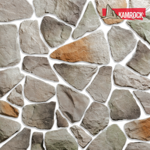 Искусственный камень плоский Kamrock Бут 08210 серый – купить в Москве