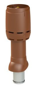 Изолированный вентиляционный выход Vilpe с колпаком FLOW 125P/IS/700 коричневый RR32 – купить в Москве